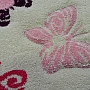 Children&#39;s piece rug Butterflies! Last piece !