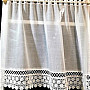 Crochet curtain 189 white