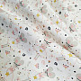 Cotton fabric MICE gray