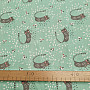 Cotton fabric ITCHY CAT