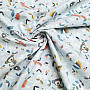 Cotton fabric SAFY blue