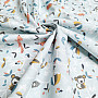 Cotton fabric SAFY blue