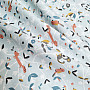 Cotton fabric SAFY blue
