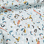Cotton fabric SAFY blue