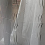 Voile curtain Gerster with embroidery - gray 195/0810
