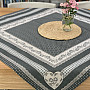 Tapestry tablecloth and shawl SELSKÁ JIZBA gray