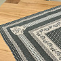 Tapestry tablecloth and shawl SELSKÁ JIZBA gray