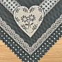 Tapestry tablecloth and shawl SELSKÁ JIZBA gray