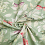 Decorative fabric ROSETO DRAGONFLY gray-green