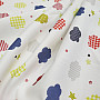 Children&#39;s decorative fabric CLOUDS