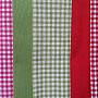 Unicolored decorative fabric LISO 302 red