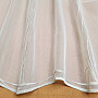 Modern embroidered curtain white coffee - cream GERSTER 556/0840