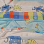 Children&#39;s voile curtain ANIMAL