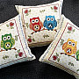 Decorative pillow two owls A