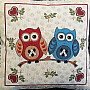 Decorative pillow two owls C