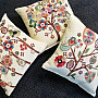 Decorative pillow OWLS on the TREE C