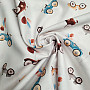 Childrens cotton satin CARS digital print