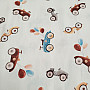 Childrens cotton satin CARS digital print