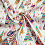 Children&#39;s cotton satin TEEPEE digital print