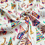 Children&#39;s cotton satin TEEPEE digital print