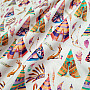 Children&#39;s cotton satin TEEPEE digital print