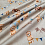 Children's cotton satin BEARS - RACE digital printing