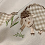 Embroidered tablecloths and shawls SHEEP