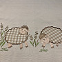 Embroidered tablecloths and shawls SHEEP