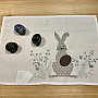 Embroidered tablecloths and scarves HARE