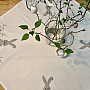 Embroidered tablecloths and scarves HARE