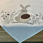 Embroidered tablecloths and scarves HARE