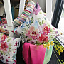 Tapestry cushion cover PASTEL FLOWERS
