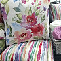 Tapestry cushion cover PASTEL FLOWERS