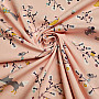 Cotton fabric FOX rose