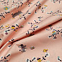 Cotton fabric FOX rose