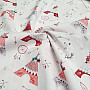 Cotton fabric INDIAN TEEPEES