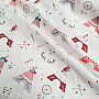 Cotton fabric INDIAN TEEPEES