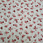 Decorative fabric ROSES red