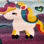 Children&#39;s piece rug PLAY unicorn