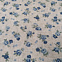 Decorative fabric ROSES blue