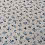 Decorative fabric ROSES blue