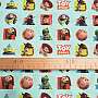 Cotton fabric TOY STORY PATCH