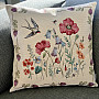 Tapestry cushion cover MEADOW WITH A SWALLOW