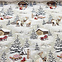 Tapestry fabric WINTER LANDSCAPE