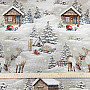 Tapestry fabric WINTER LANDSCAPE