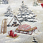 Tapestry fabric WINTER LANDSCAPE