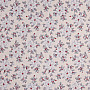 Decorative fabric CHRISTMAS POINSETTIA silver