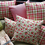 Decorative fabric LAURA - check pink
