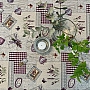 Tapestry tablecloth and scarf Lavender Provence