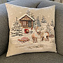 Christmas decorative pillow cover WINTER LANDSCAPE